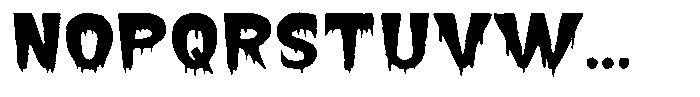 Terrify Display Font UPPERCASE
