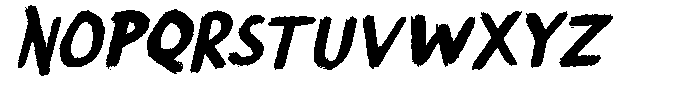 Terror Blade Font UPPERCASE