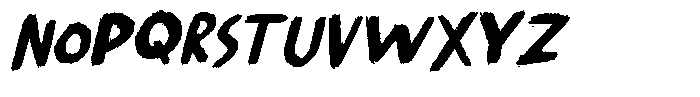 Terror Blade Font LOWERCASE