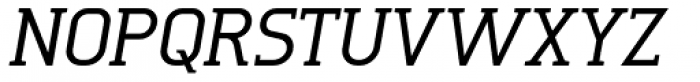 Tertre Medium Italic Font UPPERCASE