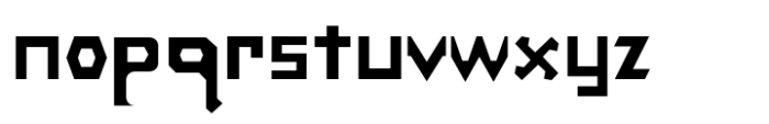 Tescellations Regular Font LOWERCASE
