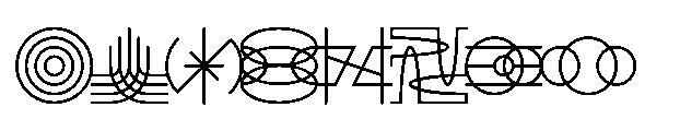 Tessera Bold Font OTHER CHARS