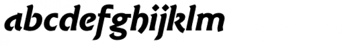 Tetraktys Bold Italic Font LOWERCASE