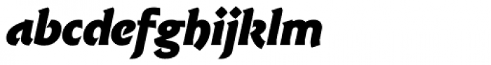 Tetraktys ExtraBold Italic Font LOWERCASE
