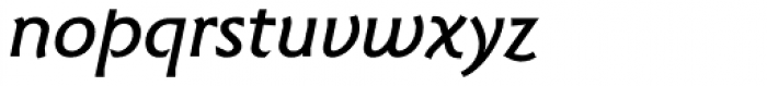 Tetraktys Regular Italic Font LOWERCASE