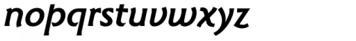 Tetraktys SemiBold Italic Font LOWERCASE