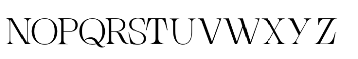Tever Display Regular Font UPPERCASE