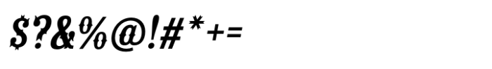 Tex Mex Italic Font OTHER CHARS