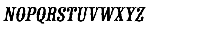 Tex Mex Italic Font UPPERCASE