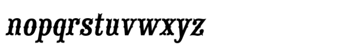 Tex Mex Italic Font LOWERCASE