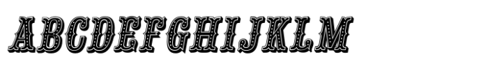 Tex Mex SC Salsa Italic Font UPPERCASE