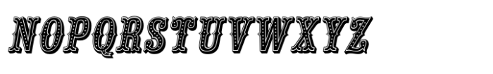Tex Mex SC Salsa Italic Font UPPERCASE