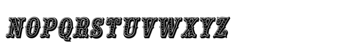 Tex Mex SC Salsa Italic Font LOWERCASE