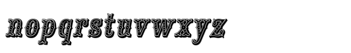 Tex Mex Salsa Italic Font LOWERCASE