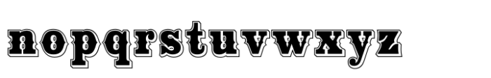 Texas Chili Bold Font LOWERCASE