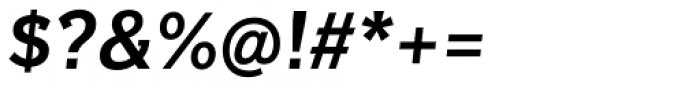 Texicali Alt Semi Bold Italic Font OTHER CHARS