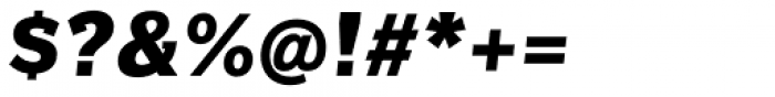 Texicali Alt X Heavy Italic Font OTHER CHARS