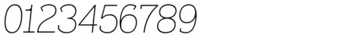 Texicali Alt X Thin Italic Font OTHER CHARS