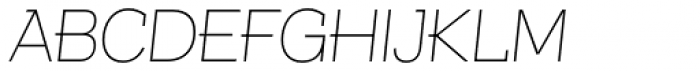 Texicali S Thin Italic Font LOWERCASE