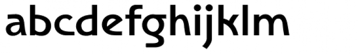 Text Gothic Regular Font LOWERCASE