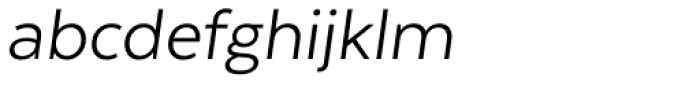 Texta Alt Book Italic Font LOWERCASE