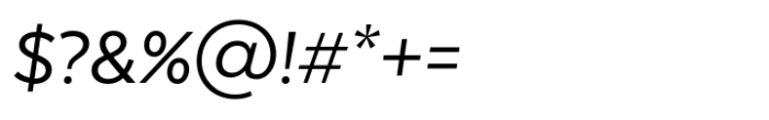 Texta Pro Regular Italic Font OTHER CHARS