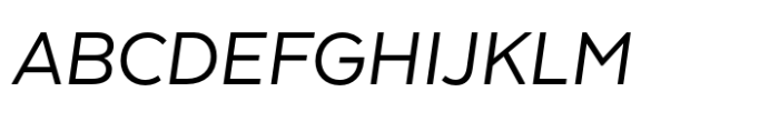 Texta Pro Regular Italic Font UPPERCASE