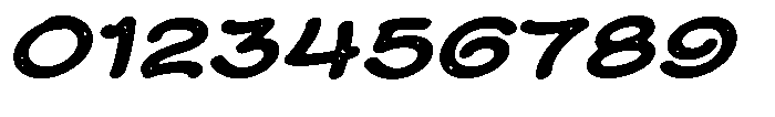 Textaus Bold Soft Eroded Font OTHER CHARS