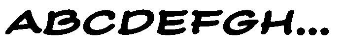 Textaus Bold Soft Font UPPERCASE