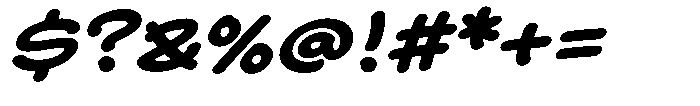 Textaus Bold Font OTHER CHARS