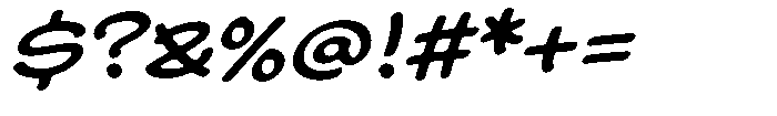Textaus Regular Soft Font OTHER CHARS