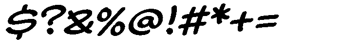 Textaus Regular Font OTHER CHARS