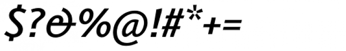 Textra Medium Italic Font OTHER CHARS
