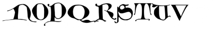Textur Lombardisch Font UPPERCASE