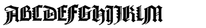 Textura Blackletter Font UPPERCASE