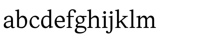 Textworthy Serif Light Font LOWERCASE
