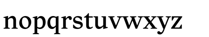 Textworthy Serif Medium Font LOWERCASE