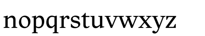 Textworthy Serif Regular Font LOWERCASE