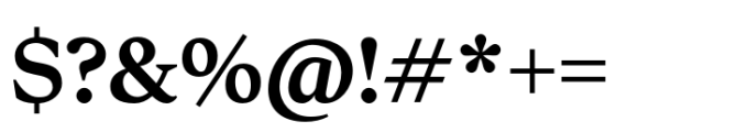 Textworthy Serif Semibold Font OTHER CHARS