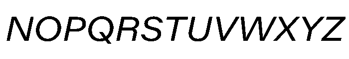Telas Italic Font UPPERCASE