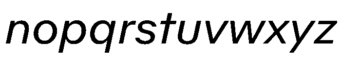 Telas Italic Font LOWERCASE