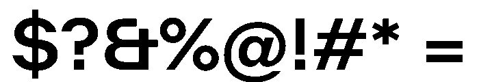 Telas Medium Font OTHER CHARS