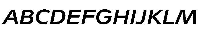Telas MediumItalic Font UPPERCASE