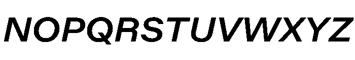 Telas MediumItalic Font UPPERCASE