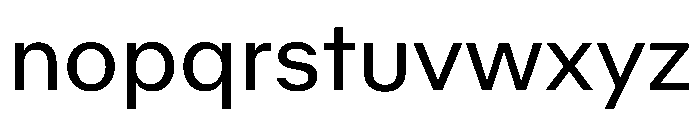 Telas Regular Font LOWERCASE