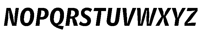 Telesans Agate Bold Italic Font UPPERCASE