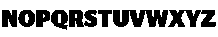Telesans Head Black Font UPPERCASE