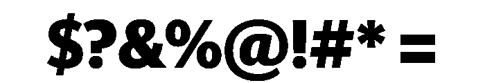 Telesans Head Bold Font OTHER CHARS