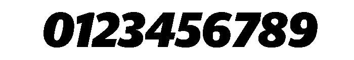 Telesans Head Extrabold Italic Font OTHER CHARS