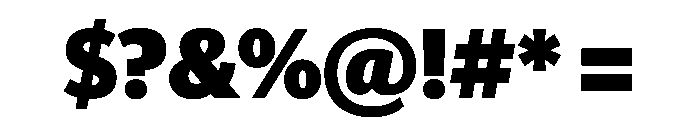 Telesans Head Extrabold Font OTHER CHARS